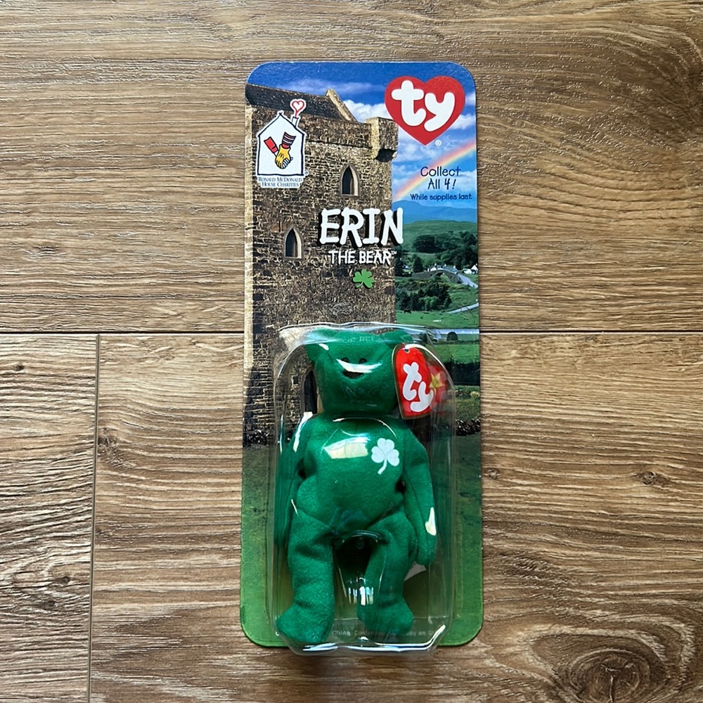 Ty Erin the bear McDonald’s beanie baby